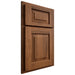 Shiloh Cabinetry Partial Overlay Richmond Hickory Plain Cut Burnt Sugar Door