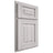 Shiloh Cabinetry Partial Overlay Richmond Hickory Plain Cut Cotton Door
