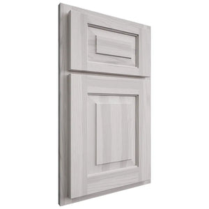 Shiloh Cabinetry Partial Overlay Richmond Hickory Plain Cut Cotton Door