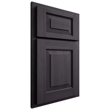 Shiloh Cabinetry Partial Overlay Richmond Hickory Plain Cut Harbor Door