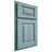 Shiloh Cabinetry Partial Overlay Richmond Hickory Plain Cut Sky Door