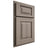 Shiloh Cabinetry Partial Overlay Richmond Hickory Plain Cut Sterling Door
