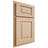 Shiloh Cabinetry Partial Overlay Richmond Maple Plain Cut Natural Door