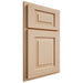 Shiloh Cabinetry Partial Overlay Richmond Maple Plain Cut Natural Door