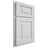 Shiloh Cabinetry Partial Overlay Richmond Paintable Arctic Door