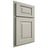 Shiloh Cabinetry Partial Overlay Richmond Paintable Clary Sage Door