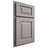 Shiloh Cabinetry Partial Overlay Richmond Paintable Dovetail Gray Door
