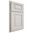 Shiloh Cabinetry Partial Overlay Richmond Paintable Eggshell Door