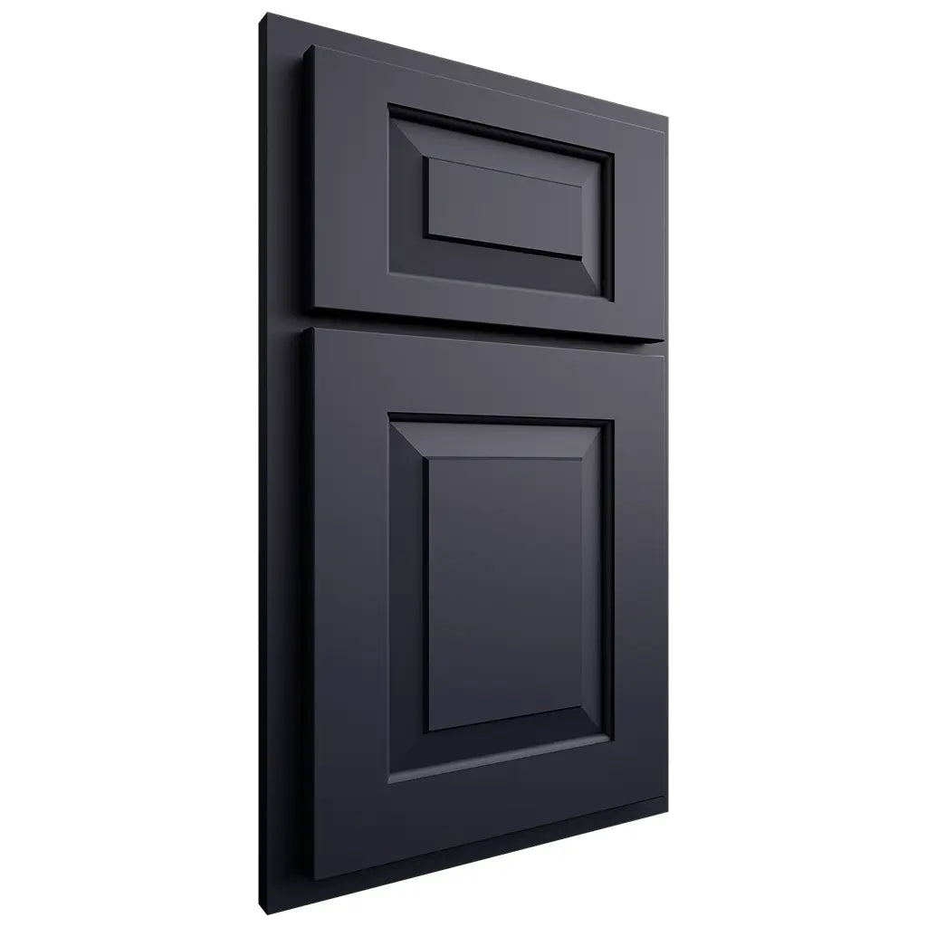 Shiloh Cabinetry Partial Overlay Richmond Paintable Hale Navy Door
