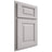 Shiloh Cabinetry Partial Overlay Richmond Paintable Light French Gray Door