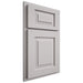 Shiloh Cabinetry Partial Overlay Richmond Paintable Light French Gray Door