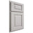 Shiloh Cabinetry Partial Overlay Richmond Paintable Mindful Gray Door