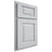 Shiloh Cabinetry Partial Overlay Richmond Paintable Niebla Azul Door