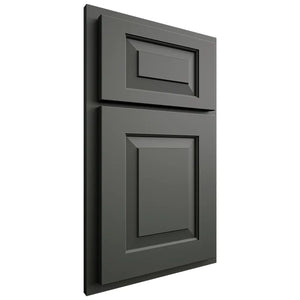 Shiloh Cabinetry Partial Overlay Richmond Paintable Pewter Green Door