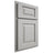 Shiloh Cabinetry Partial Overlay Richmond Paintable Unusual Gray Door