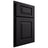 Shiloh Cabinetry Partial Overlay Richmond Poplar Plain Cut Harbor Door