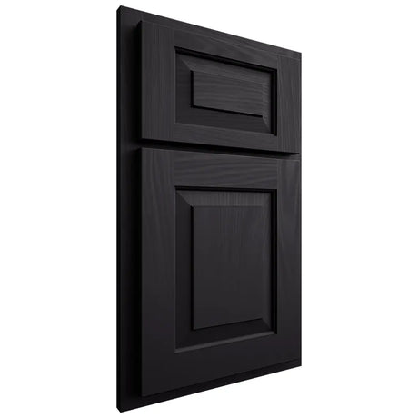 Shiloh Cabinetry Partial Overlay Richmond Poplar Plain Cut Harbor Door
