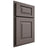 Shiloh Cabinetry Partial Overlay Richmond Poplar Plain Cut Heatherstone Door