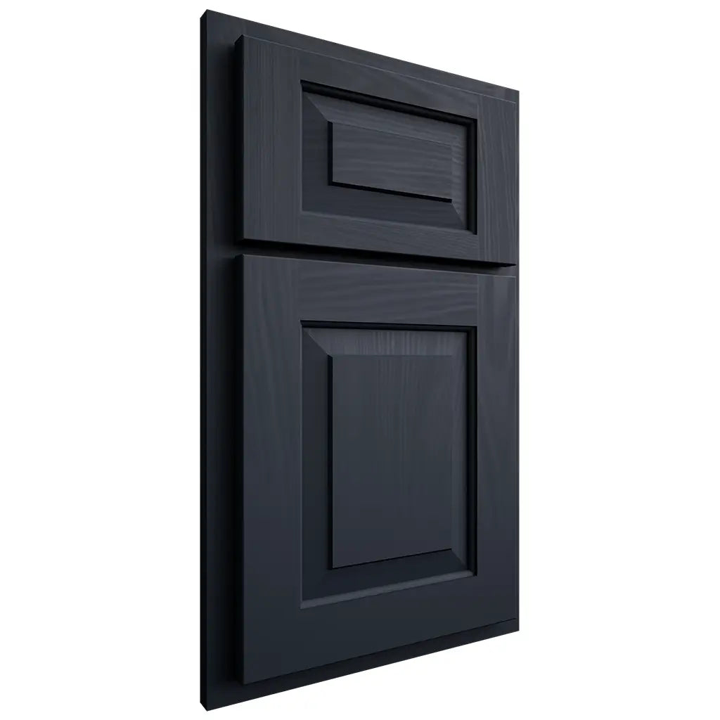 Shiloh Cabinetry Partial Overlay Richmond Poplar Plain Cut Hudson Door