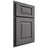 Shiloh Cabinetry Partial Overlay Richmond Red Oak Plain Cut Cadet Door