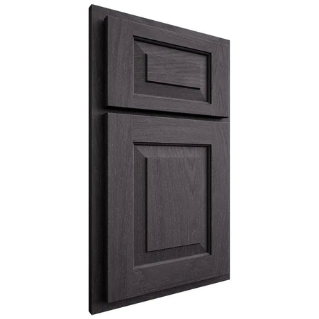 Shiloh Cabinetry Partial Overlay Richmond Red Oak Plain Cut Harbor Door