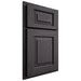 Shiloh Cabinetry Partial Overlay Richmond Red Oak Plain Cut Harbor Door