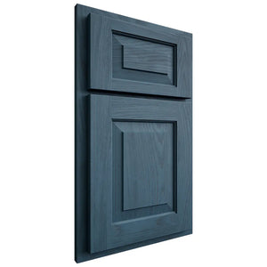 Shiloh Cabinetry Partial Overlay Richmond Red Oak Plain Cut Hudson Door