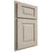 Shiloh Cabinetry Partial Overlay Richmond Walnut Plain Cut Seagull Door
