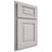Shiloh Cabinetry Partial Overlay Richmond White Oak Plain Cut Cotton Door