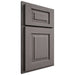 Shiloh Cabinetry Partial Overlay Richmond White Oak Plain Cut Flagstone Door