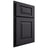 Shiloh Cabinetry Partial Overlay Richmond White Oak Plain Cut Harbor Door