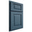 Shiloh Cabinetry Partial Overlay Richmond White Oak Plain Cut Hudson Door