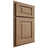 Shiloh Cabinetry Partial Overlay Richmond White Oak Plain Cut Natural Door