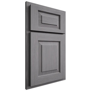 Shiloh Cabinetry Partial Overlay Richmond White Oak Plain Cut Sterling Door