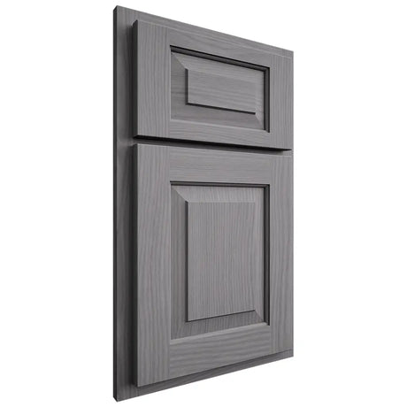 Shiloh Cabinetry Partial Overlay Richmond White Oak Plain Cut Sterling Door