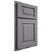 Shiloh Cabinetry Partial Overlay Richmond White Oak Plain Cut Sterling Door