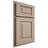 Shiloh Cabinetry Partial Overlay Richmond White Oak Plain Cut Straw Door