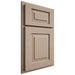 Shiloh Cabinetry Partial Overlay Richmond White Oak Plain Cut Straw Door