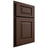 Shiloh Cabinetry Partial Overlay Richmond White Oak Quarter Sawn Braun Door