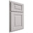 Shiloh Cabinetry Partial Overlay Richmond White Oak Quarter Sawn Cotton Door