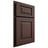 Shiloh Cabinetry Partial Overlay Richmond White Oak Quarter Sawn Dusk Door