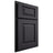Shiloh Cabinetry Partial Overlay Richmond White Oak Quarter Sawn Harbor Door