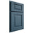 Shiloh Cabinetry Partial Overlay Richmond White Oak Quarter Sawn Hudson Door