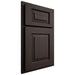 Shiloh Cabinetry Partial Overlay Richmond White Oak Quarter Sawn Morel Door
