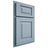 Shiloh Cabinetry Partial Overlay Richmond White Oak Quarter Sawn Sky Door