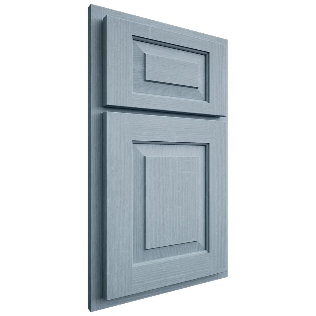 Shiloh Cabinetry Partial Overlay Richmond White Oak Quarter Sawn Sky Door