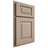 Shiloh Cabinetry Partial Overlay Richmond White Oak Quarter Sawn Straw Door