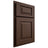 Shiloh Cabinetry Partial Overlay Richmond White Oak Rift Cut Braun Door