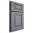 Shiloh Cabinetry Partial Overlay Richmond White Oak Rift Cut Cadet Door