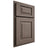 Shiloh Cabinetry Partial Overlay Richmond White Oak Rift Cut Clay Door